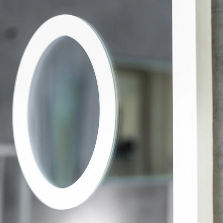 Континент Bliss Led 900х700 зеркало с увеличительным зеркалом, часами