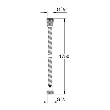 Grohe 28154001 Relexaflex Душевой шланг 1.75 м
