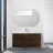 BelBagno KRAFT-1000-1C-SO-RNN тумба c раковиной подвесная с одним ящиком и одной открытой полкой