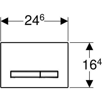 Geberit Sigma50 115.788.SQ.2 Клавиша смыва (Коричневый)