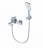 Wonzon &amp; Woghand Flex WW-88037072-CR Смеситель для ванны с душем черный матовый