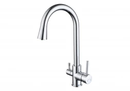 AQUATEK ВЕГА AQ1085CR cмеcитель для кухни c подключением к фильтру воды