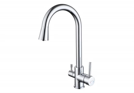 AQUATEK ВЕГА AQ1085CR cмеcитель для кухни c подключением к фильтру воды