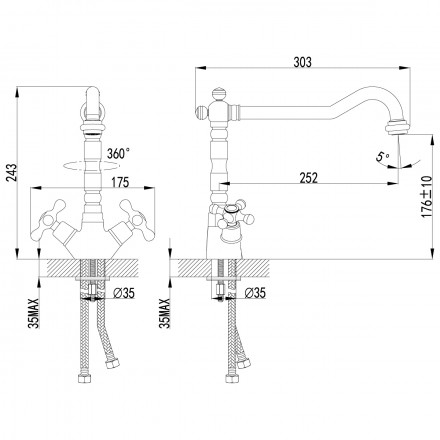Lemark Standard LM2109C смеситель для кухни