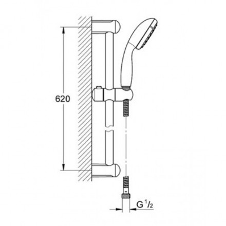 Grohe Tempesta New 27924001 Душевой гарнитур