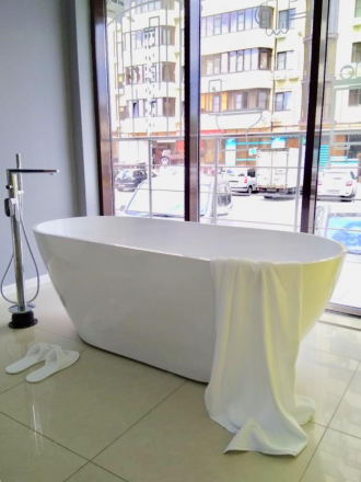 Ванна Castone Эдем 170x80 отдельностоящая с переливом