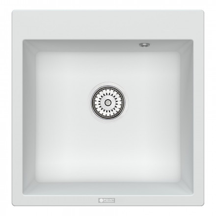 POINT Арбель 51 PN3001W мойка кухонная белый