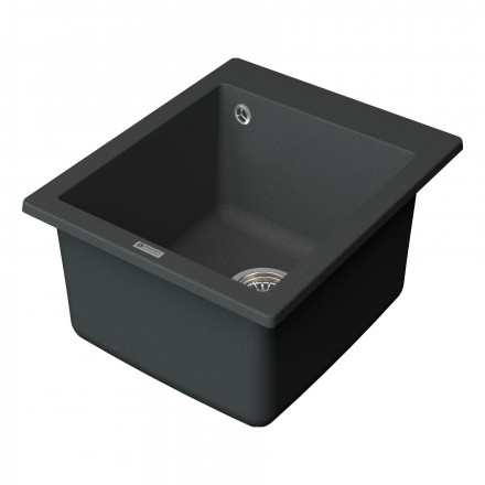 POINT Динара 42 PN3004GR мойка кухонная графит