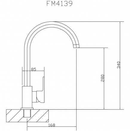 Fmark FM4139 смеситель для кухни