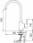 Nobili ABC AB87133CR смеситель для кухни