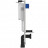 Ideal Standard E2332AC Инсталляция клавиша Prosys ECO oleas M2 белая