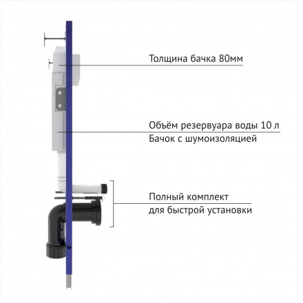 BERGES NOVUM 40000 рама для без кнопки