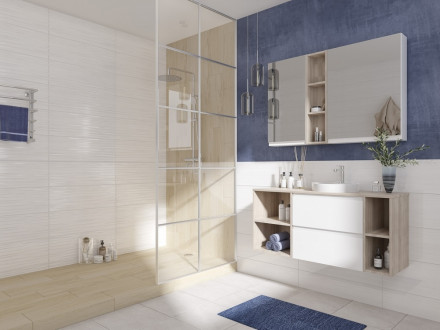 Cersanit MODUO 80 SZ-MOD80-BL/Wh тумба под столешницу