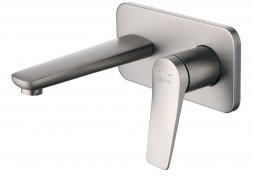 Lemark Bronx LM3726GM смеситель для раковины встраиваемый (графит)