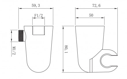 Lemark LM8084C Подключение для душевого шланга