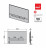 AlcaPlast Flat STRIPE Клавиша смыва (Alunox матовый)