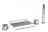 Vega Grand 91A1725125 Lux Смеситель на борт ванны (4 элемента)