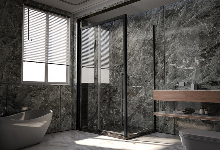 Veconi Premium Trento PTC30-SP-15080-B-01-C4 душевой угол