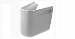 Duravit D-Code 08571800002 Полупьедестал для раковин 550, 600, 650 см
