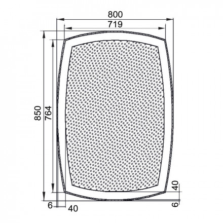 Aquanet Тоскана 8085 LED зеркало