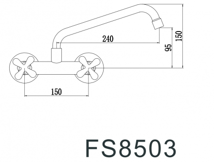 Fmark FS8503 смеситель для кухонной мойки