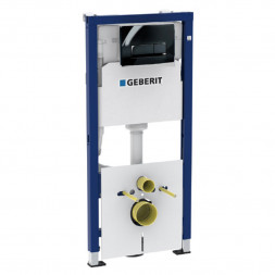 Geberit Delta 50 458.128.DW.1 инсталляция для подвесного унитаза с клавишей