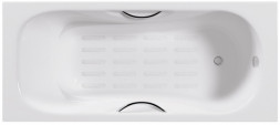 Delice Malibu DLR 230607R-AS Ванна чугунная 150х75 с противоскользящим покрытием и отверстиями под р