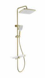 Wonzon &amp; Woghand ThermoKlick WW-B3098-A-BG Душевая система с термостатом брашированное золото