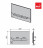 AlcaPlast Flat STRIPE-INOX Клавиша смыва (нержавеющая сталь)