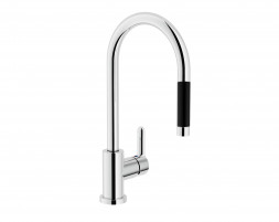 Nobili ABC AB87137-1CR смеситель для кухни с вытяжным изливом