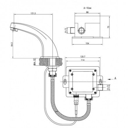 KAISER Sensor 38111 Смеситель для раковины