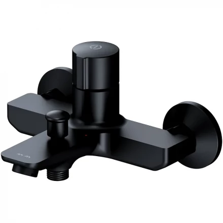 AM.PM X-Joy F85A10522 Смеситель для ванны и душа нажимной TouchReel черный