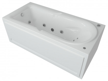 Aquatek Леда 170x80 Акриловая ванна с гидромассажем