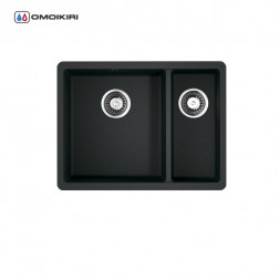 Omoikiri Kata 55-2-U-BL мойка 540x420 черный
