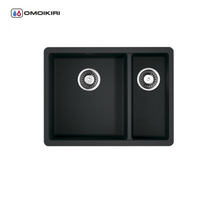 Omoikiri Kata 55-2-U-BL мойка 540x420 черный