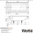 Wotte Line 150х70 Чугунная ванна