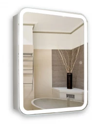 Azario Фиджи flip 50 LED-00002471 Зеркало-шкаф с подсветкой и функцией диммера