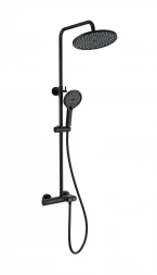 Wonzon &amp; Woghand Muse WW-B2091-A-MB Душевая система с термостатом черный матовый