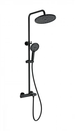 Wonzon &amp; Woghand Muse WW-B2091-A-MB Душевая система с термостатом черный матовый