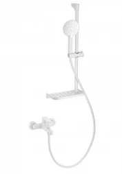 Wonzon &amp; Woghand Alfa WW-AE3201-MW Смеситель для ванны с душевым гарнитуром белый матовый