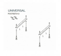 Riho Universal 01U Ножки для ванн
