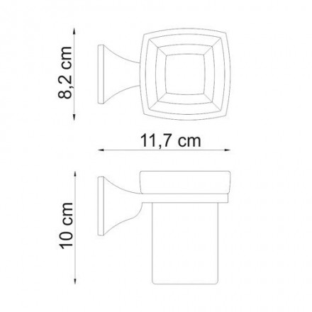 Wasserkraft Wern К-2528 Подстаканник стеклянный