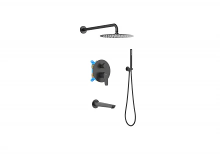 AQUATEK БЕТТА AQ1173MB set 4 в 1 душевой комплект