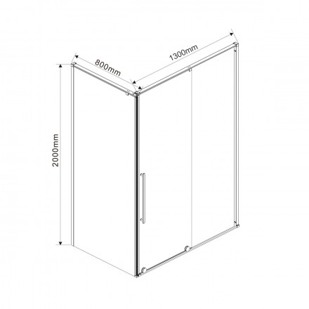 Vincea Arno VSR-1A8013CL душевой уголок