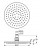 Ideal Standard Idealrain B9442AA верхний душ 200мм