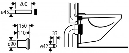 Grohe 37311K00 Комплект патрубков