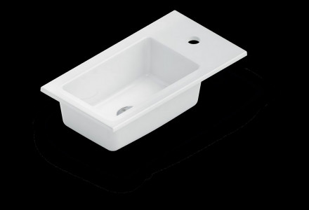 Kerama Marazzi Lato 50 раковина встраиваемая сверху, белая глянцевая