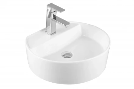 Milleau Glace MU7055-GW Раковина накладная 48x43x15 белый глянец
