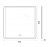 BelBagno SPC-MAR-800-800-LED-TCH-WARMЗеркало