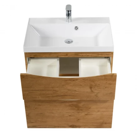 BelBagno KRAFT-900-1C-SO-RT тумба c раковиной подвесная с одним ящиком и одной открытой полкой